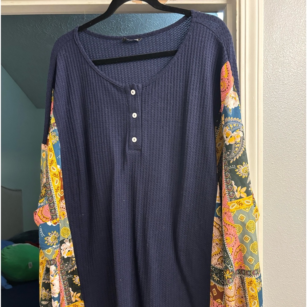 Waffle Knit Top